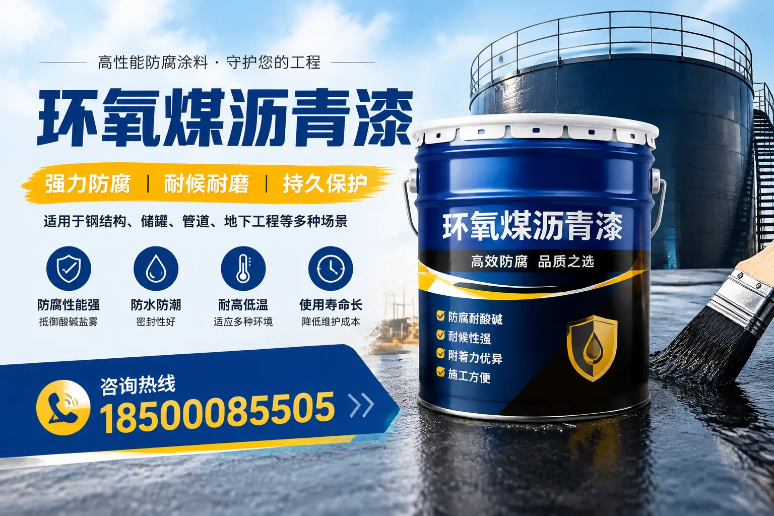 环氧煤沥青漆在工业中的应用，宿州企业的选择